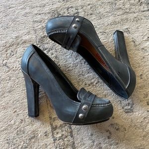 True Religion Hathaway Loafer Heels Size 9.5
